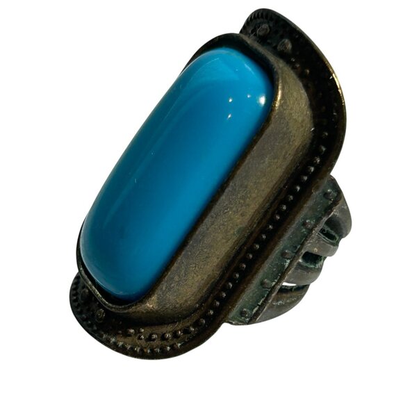 Turquoise Statement Ring - Picture 6 of 11